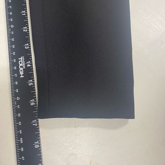 KAREN SCOTT Women’s Lined Jacket Blazer Black Size 8  Pointed Collar Vintage - Picture 8 of 9